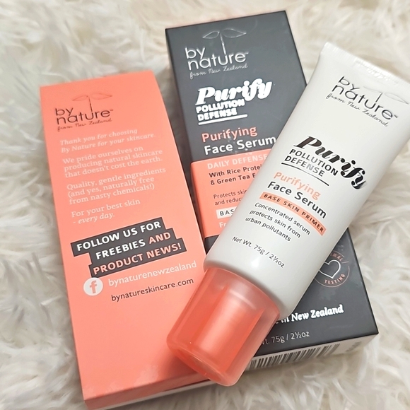 by nature Purifying Face Serum Base Skin Primer Fragrance Free Natural Skincare - Picture 1 of 3